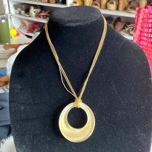 Murano glass gold necklace HP 2/7